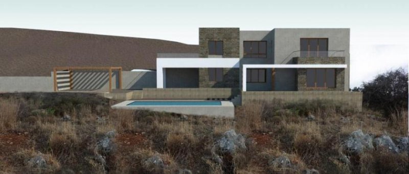 Psiloritis NEUBAU-PROJEKT inklusive Nebenkosten "CRETE-CUBE" mit Pool und Grundstück Haus kaufen